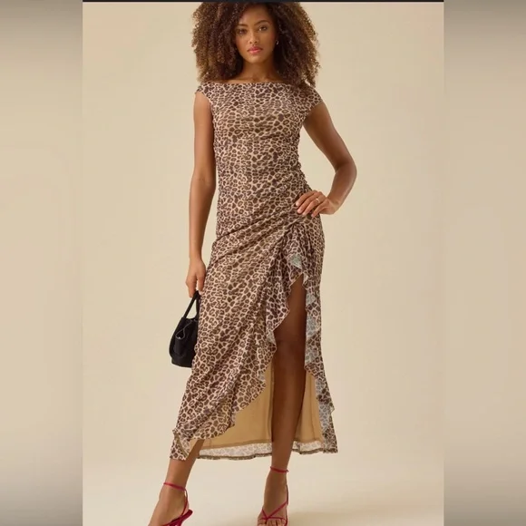 NWT Altar’d State Marta Mesh Maxi Dress – XS - Picture 1 of 5